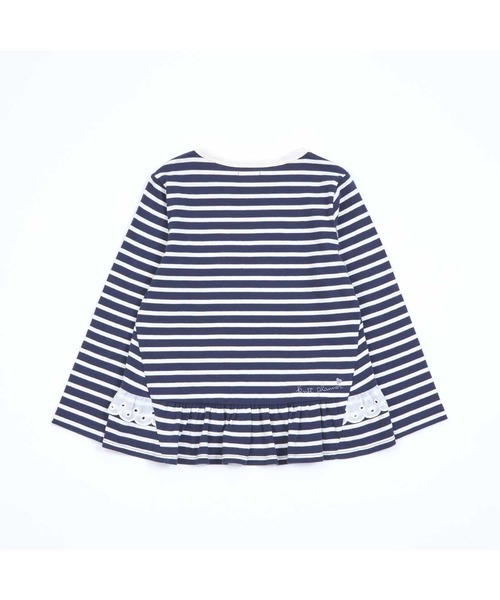 KP(ケーピー)の「うさぎアップリケ長袖Tシャツ(80~140)(Tシャツ/カットソー・キッズ・ベージュ/ネイビー・80cm/140cm/130cm/120cm/100cm/110cm/90cm)」の4枚目の写真