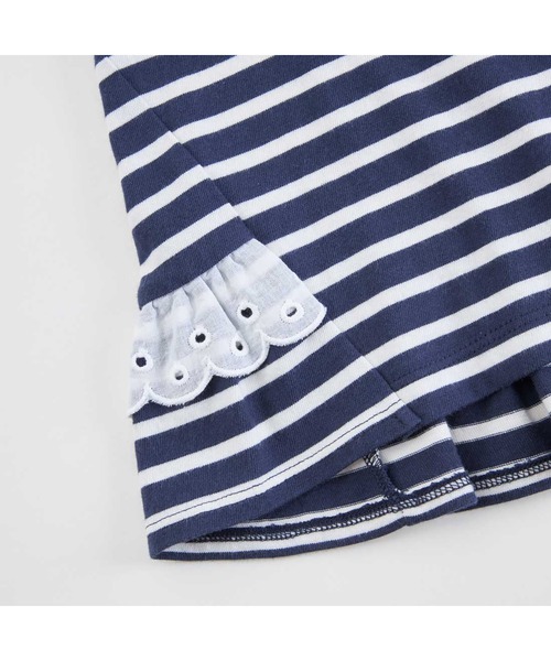 KP(ケーピー)の「うさぎアップリケ長袖Tシャツ(80~140)(Tシャツ/カットソー・キッズ・ベージュ/ネイビー・80cm/140cm/130cm/120cm/100cm/110cm/90cm)」の10枚目の写真