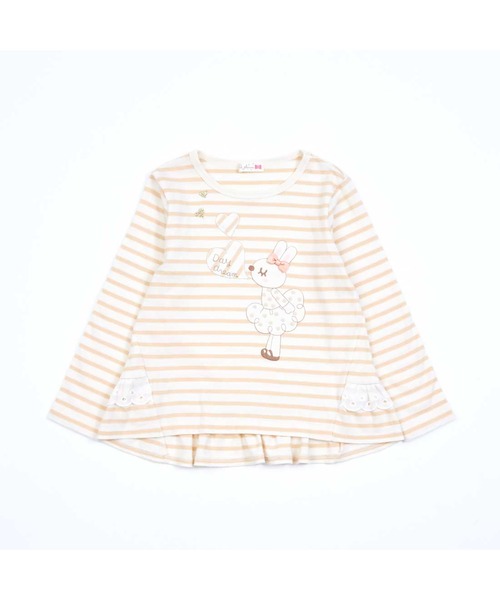 KP(ケーピー)の「うさぎアップリケ長袖Tシャツ(80~140)(Tシャツ/カットソー・キッズ・ベージュ/ネイビー・80cm/140cm/130cm/120cm/100cm/110cm/90cm)」の20枚目の写真