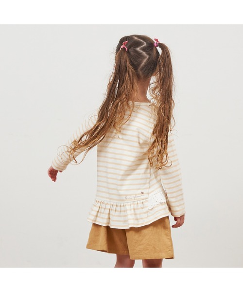 KP(ケーピー)の「うさぎアップリケ長袖Tシャツ(80~140)(Tシャツ/カットソー・キッズ・ベージュ/ネイビー・80cm/140cm/130cm/120cm/100cm/110cm/90cm)」の14枚目の写真