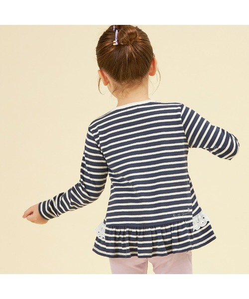 KP(ケーピー)の「うさぎアップリケ長袖Tシャツ(80~140)(Tシャツ/カットソー・キッズ・ベージュ/ネイビー・80cm/140cm/130cm/120cm/100cm/110cm/90cm)」の18枚目の写真