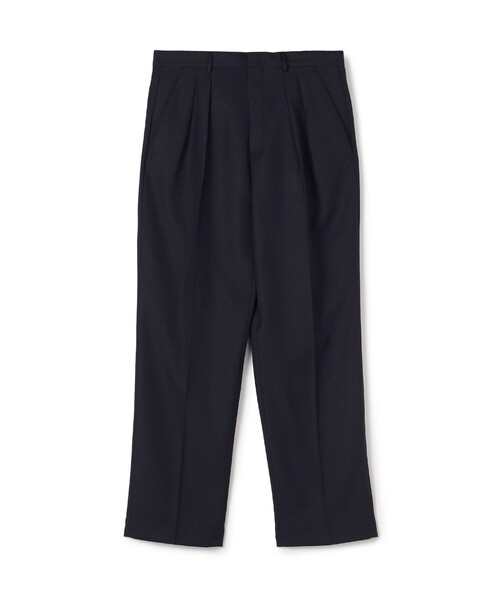 Cellar Door トゥモローランド スラックス パンツ セラドール ワイド セール】【別注】Cellar Door ウールツイル 2プリーツ ワイド