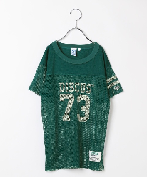 LEPSIM（レプシィム）の「【DISCUS／ディスカス】(KIDS)メッシュチュニックT　129608（Tシャツ/カットソー・レディース・ブラック/ホワイト系その他/グリーン・130）」の3枚目の写真
