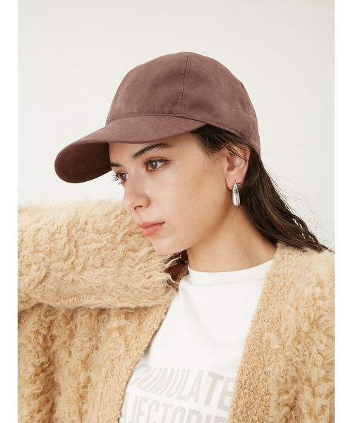 Mila Owen（ミラオーウェン）の「フェイクスエードキャップ（キャップ・レディース・ベージュ/モカ/ブラック・FREE）」の5枚目の写真