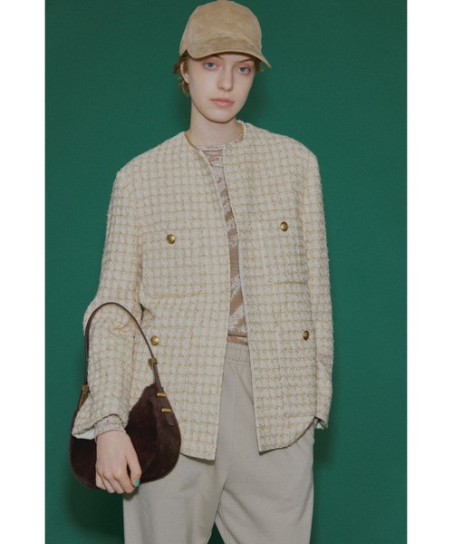 Mila Owen（ミラオーウェン）の「フェイクスエードキャップ（キャップ・レディース・ベージュ/モカ/ブラック・FREE）」の4枚目の写真