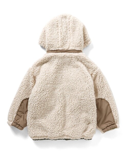 BREEZE（ブリーズ）の「【WEB限定】リバーシブルボアジャケット（ブルゾン・キッズ・キナリ/パープル/イエロー/レインボー/ブラック・80/90/100/110/120/130/140）」の14枚目の写真