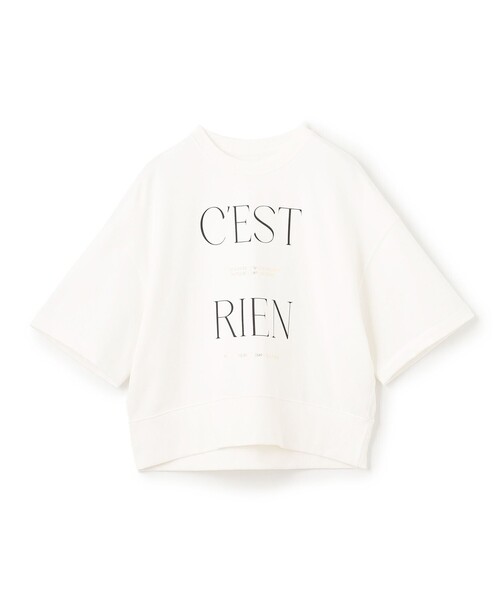 UNFILO(アンフィーロ)の「【吸水速乾/UVケア】ハーフスリーブ ロゴSWEAT(Tシャツ/カットソー・レディース・アイボリー系/ネイビー系/ライトグレー系・X-LARGE)」の14枚目の写真