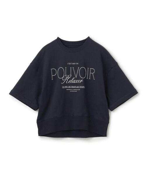 UNFILO(アンフィーロ)の「【吸水速乾/UVケア】ハーフスリーブ ロゴSWEAT(Tシャツ/カットソー・レディース・アイボリー系/ネイビー系/ライトグレー系・X-LARGE)」の16枚目の写真