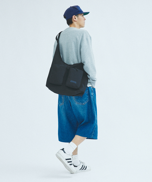 OUTDOOR PRODUCTS（アウトドアプロダクツ）の「OUTDOOR PRODUCTS / アウトドアプロダクツ 417別注 ワンショルダー（ショルダーバッグ・メンズ・ブラック/ブラウン・FREE）」の3枚目の写真