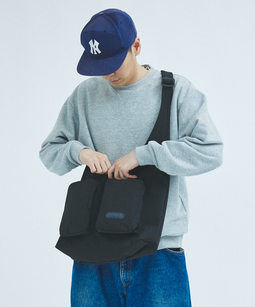 OUTDOOR PRODUCTS（アウトドアプロダクツ）の「OUTDOOR PRODUCTS / アウトドアプロダクツ 417別注 ワンショルダー（ショルダーバッグ・メンズ・ブラック/ブラウン・FREE）」の9枚目の写真