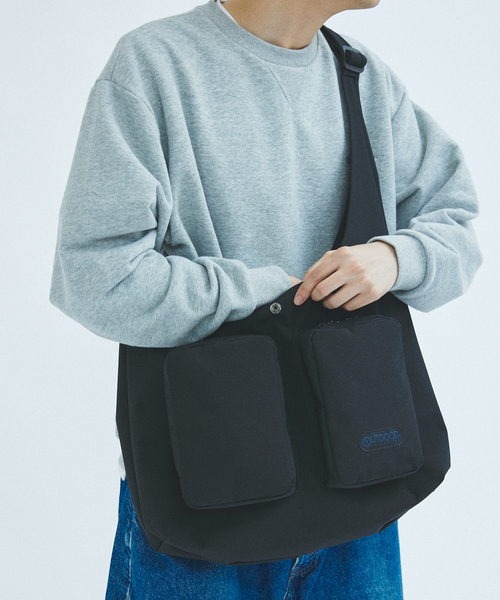 OUTDOOR PRODUCTS（アウトドアプロダクツ）の「OUTDOOR PRODUCTS / アウトドアプロダクツ 417別注 ワンショルダー（ショルダーバッグ・メンズ・ブラック/ブラウン・FREE）」の10枚目の写真