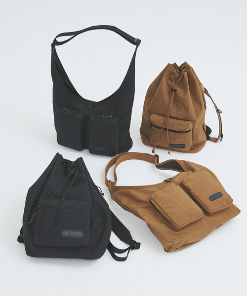 OUTDOOR PRODUCTS（アウトドアプロダクツ）の「OUTDOOR PRODUCTS / アウトドアプロダクツ 417別注 ワンショルダー（ショルダーバッグ・メンズ・ブラック/ブラウン・FREE）」の14枚目の写真