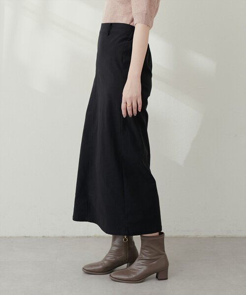natural couture(ナチュラルクチュール)の「スーパーストレッチスリット付スカート(スカート・レディース・チャコールグレー/ブラック/インディゴブルー/その他1/その他2・FREE)」の21枚目の写真