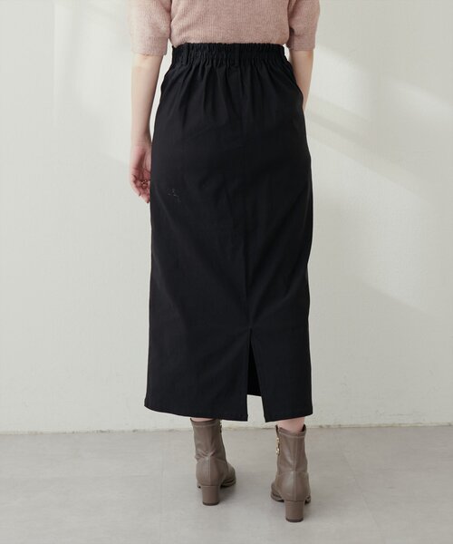 natural couture(ナチュラルクチュール)の「スーパーストレッチスリット付スカート(スカート・レディース・チャコールグレー/ブラック/インディゴブルー/その他1/その他2・FREE)」の20枚目の写真