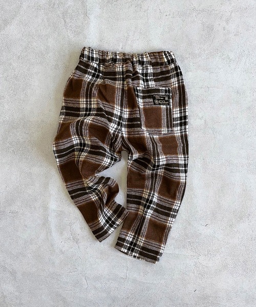 A BOND（アボンド）の「チェックタックパンツ（その他パンツ・キッズ・オフホワイト/ブルー/レッド/ブラウン/グリーン・90/100/110/120/130/140/150）」の3枚目の写真