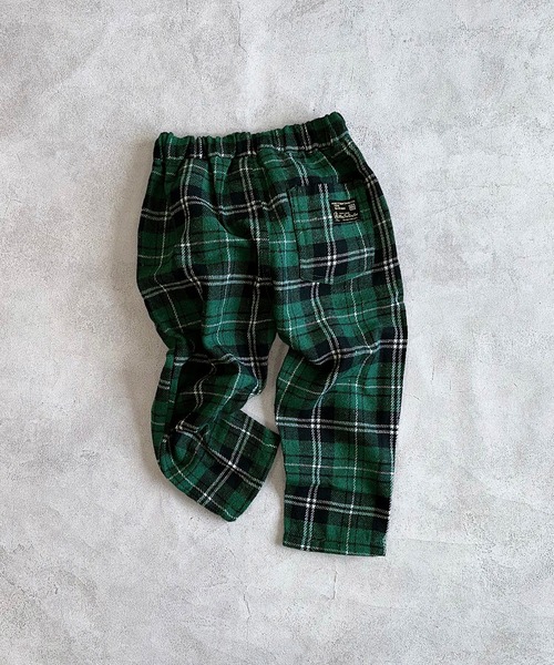 A BOND（アボンド）の「チェックタックパンツ（その他パンツ・キッズ・オフホワイト/ブルー/レッド/ブラウン/グリーン・90/100/110/120/130/140/150）」の4枚目の写真