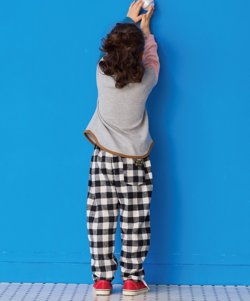 A BOND（アボンド）の「チェックタックパンツ（その他パンツ・キッズ・オフホワイト/ブルー/レッド/ブラウン/グリーン・90/100/110/120/130/140/150）」の18枚目の写真