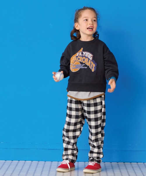 A BOND（アボンド）の「チェックタックパンツ（その他パンツ・キッズ・オフホワイト/ブルー/レッド/ブラウン/グリーン・90/100/110/120/130/140/150）」の19枚目の写真