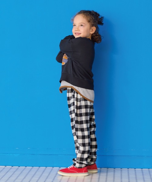 A BOND（アボンド）の「チェックタックパンツ（その他パンツ・キッズ・オフホワイト/ブルー/レッド/ブラウン/グリーン・90/100/110/120/130/140/150）」の20枚目の写真