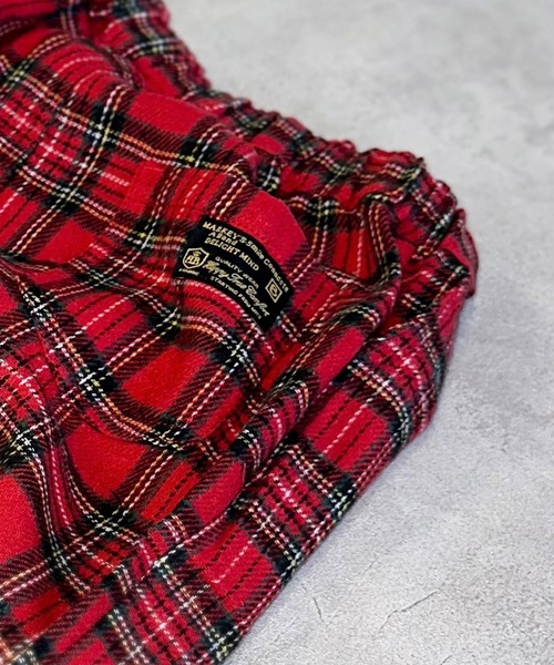 A BOND（アボンド）の「チェックタックパンツ（その他パンツ・キッズ・オフホワイト/ブルー/レッド/ブラウン/グリーン・90/100/110/120/130/140/150）」の22枚目の写真