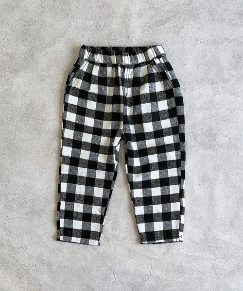 A BOND（アボンド）の「チェックタックパンツ（その他パンツ・キッズ・オフホワイト/ブルー/レッド/ブラウン/グリーン・90/100/110/120/130/140/150）」の14枚目の写真