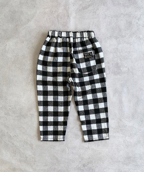 A BOND（アボンド）の「チェックタックパンツ（その他パンツ・キッズ・オフホワイト/ブルー/レッド/ブラウン/グリーン・90/100/110/120/130/140/150）」の15枚目の写真