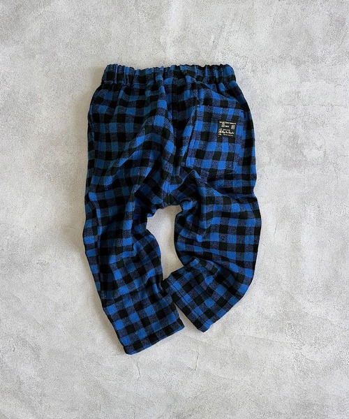 A BOND（アボンド）の「チェックタックパンツ（その他パンツ・キッズ・オフホワイト/ブルー/レッド/ブラウン/グリーン・90/100/110/120/130/140/150）」の6枚目の写真