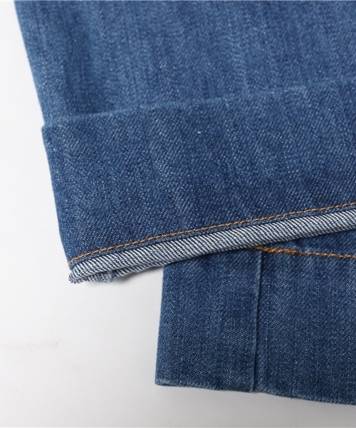 LIMITLESS LUXURY（リミットレスラグジュアリー）の「フリンジデニムワイドパンツ◆（その他パンツ・レディース・ブルー系その他/ネイビー・36/38）」の12枚目の写真