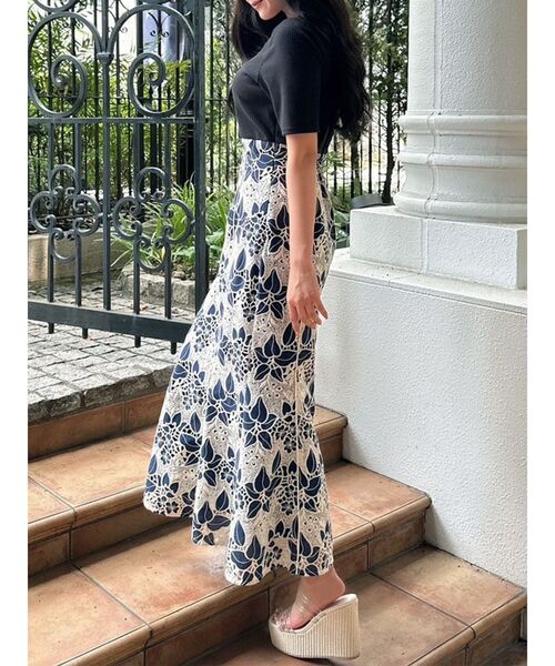 【セール】レースドッキングカットマーメイドワンピース（ワンピース）｜RESEXXY（リゼクシー）