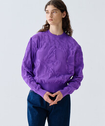 Bshop | A MENDA | オトミ刺繍 メッシュニットプルオーバー WOMEN(ニット/セーター)