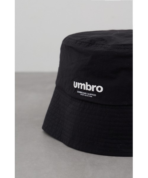 AZUL by moussy(アズールバイマウジー)の「【UMBRO×AZUL】 バケットハット(ハット・メンズ・ブラック・FREE)」の8枚目の写真