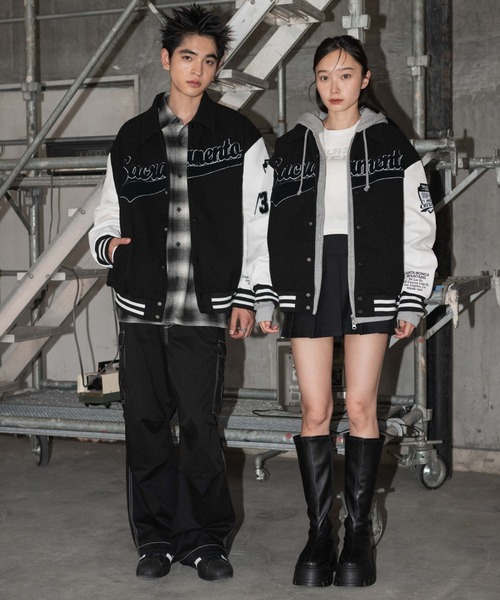 セール】WEGO/メルトンワッペンスタジャン（スタジャン）｜WEGO