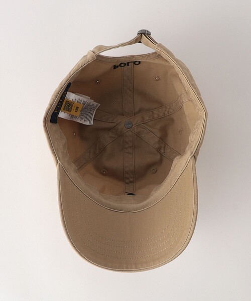 ポロ　ラルフローレン　24SS クラシックスポーツキャップ ベージュ　帽子 POLO RALPH LAUREN(ポロ ラルフ ローレン)の【洗える