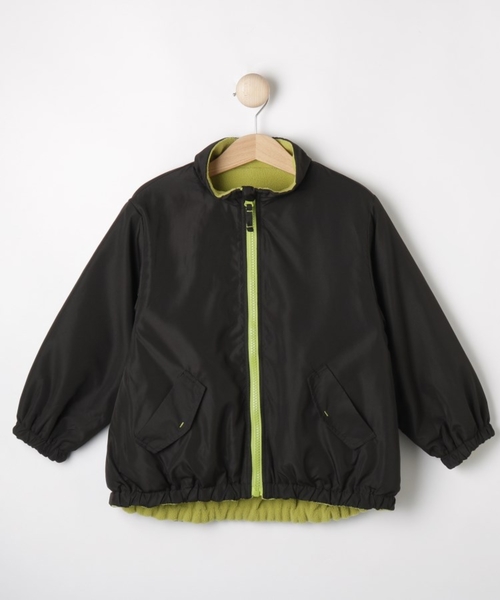 セール】【洗える/110-140cm/撥水】リバーシブル フリースブルゾン