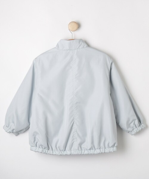 SHOO・LA・RUE(シューラルー)の「◆【洗える/110-140cm/撥水】リバーシブル フリースブルゾン(ブルゾン・キッズ・サックスブルー/ライトベージュ/カーキ/ブラック・14/13/12/11)」の12枚目の写真