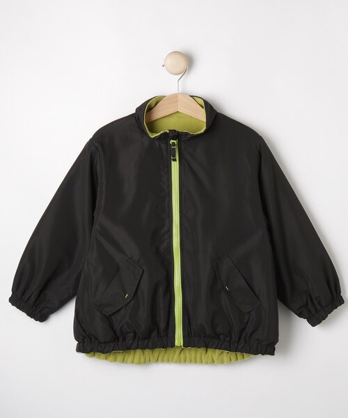 セール】【洗える/110-140cm/撥水】リバーシブル フリースブルゾン