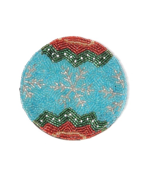 niko and...(ニコアンド)の「【2024Xmas】ビーズコースター(ランチョンマット/テーブルウェア・レディース・ブルー/グリーン・0)」の4枚目の写真