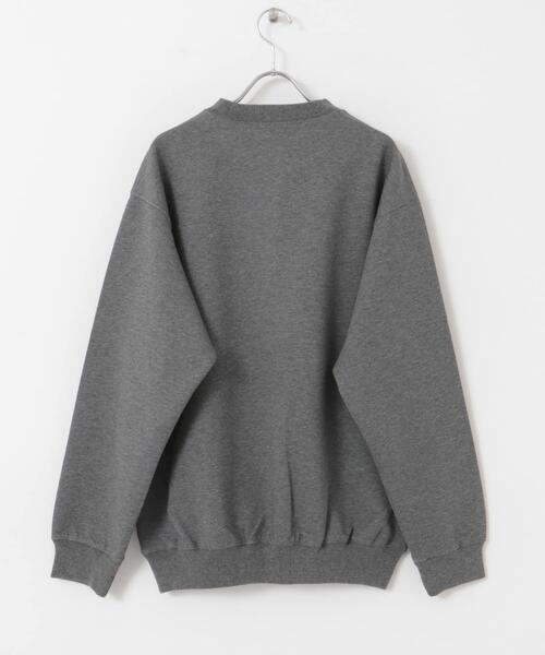 FORK&SPOON（フォークアンドスプーン）の「FORK&SPOON　ダンボールクルーネックプルオーバー（スウェット・メンズ・チャコールグレー/グレー・5/4）」の13枚目の写真
