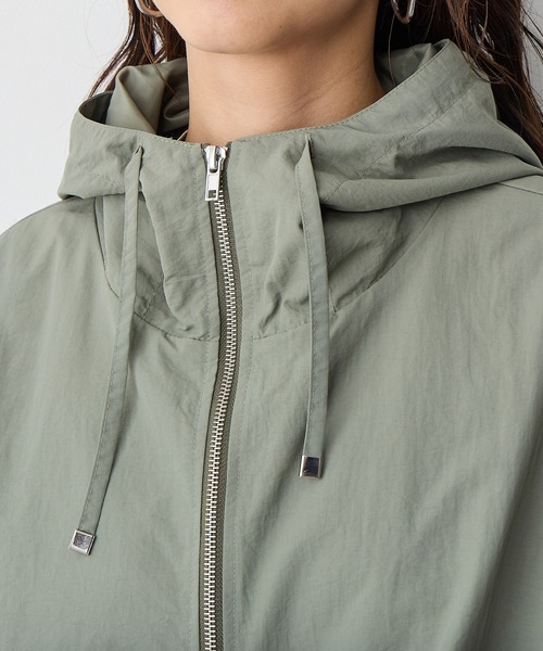 anyfee（エニフィー）の「【anyfee】マウンテンパーカー《大きいサイズ/プラスサイズ》（マウンテンパーカー・レディース・カーキ/ブラック/アイボリー・LL/3L/4L/5L）」の12枚目の写真