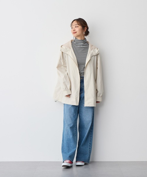 anyfee（エニフィー）の「【anyfee】マウンテンパーカー《大きいサイズ/プラスサイズ》（マウンテンパーカー・レディース・カーキ/ブラック/アイボリー・LL/3L/4L/5L）」の14枚目の写真