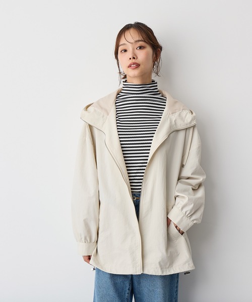 anyfee（エニフィー）の「【anyfee】マウンテンパーカー《大きいサイズ/プラスサイズ》（マウンテンパーカー・レディース・カーキ/ブラック/アイボリー・LL/3L/4L/5L）」の20枚目の写真