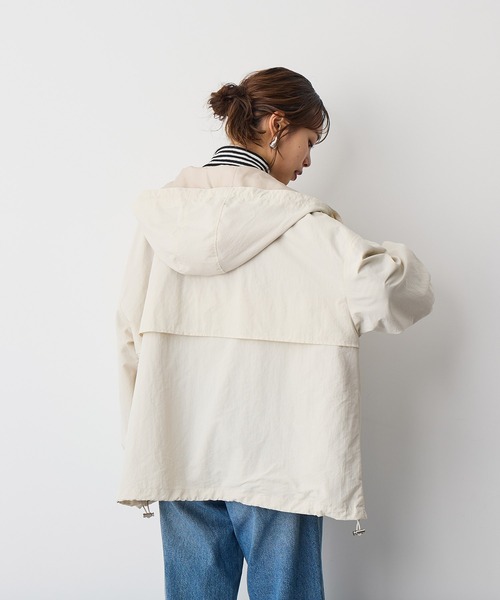 anyfee（エニフィー）の「【anyfee】マウンテンパーカー《大きいサイズ/プラスサイズ》（マウンテンパーカー・レディース・カーキ/ブラック/アイボリー・LL/3L/4L/5L）」の22枚目の写真