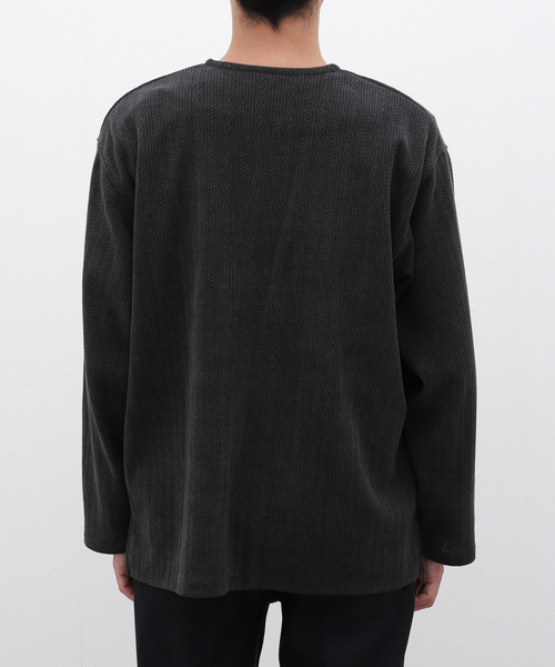 【セール】ヘリンボンJQモール カーディガン（カーディガン/ボレロ）｜417 EDIFICE（フォーワンセブンエディフィス）