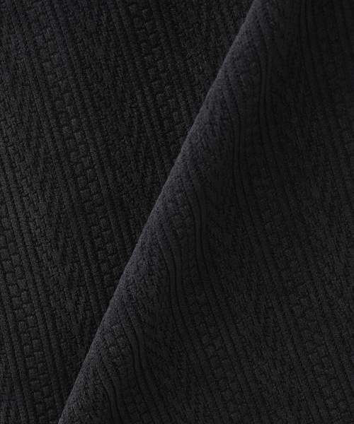 【セール】ヘリンボンJQモール カーディガン（カーディガン/ボレロ）｜417 EDIFICE（フォーワンセブンエディフィス）