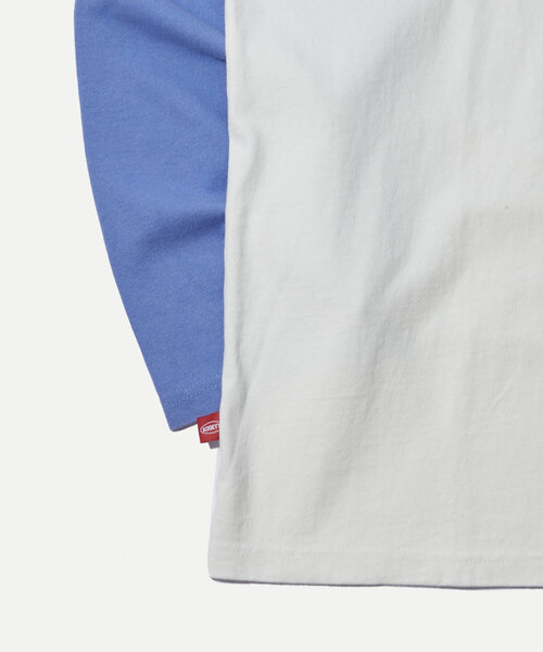 WHO'S WHO gallery(フーズフーギャラリー)の「*3サイズ展開【KOOKY'N/クーキー】BRONXヴィンテージロゴラグランロンt(Tシャツ/カットソー・レディース・ブラック/チャコールグレー/ネイビー/サックスブルー/パープル・MEDIUM/LARGE/X-LARGE)」の16枚目の写真