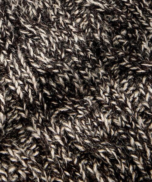 RRL(ダブル アール エル)の「マールド アランニット イヤーフラップ キャップ(ニットキャップ/ビーニー・メンズ・ブラウン・ONE)」の4枚目の写真