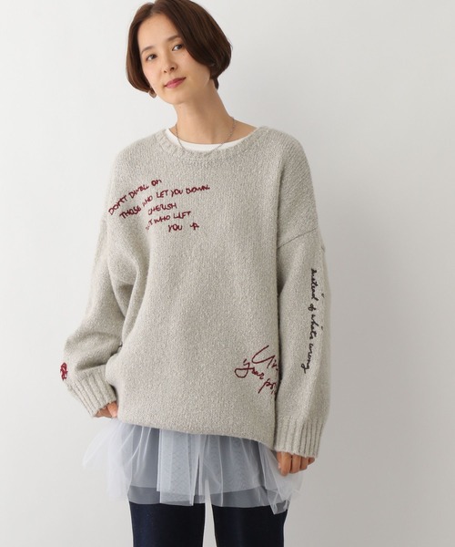 セール】裾アソート長袖レイヤード 147118（Tシャツ/カットソー