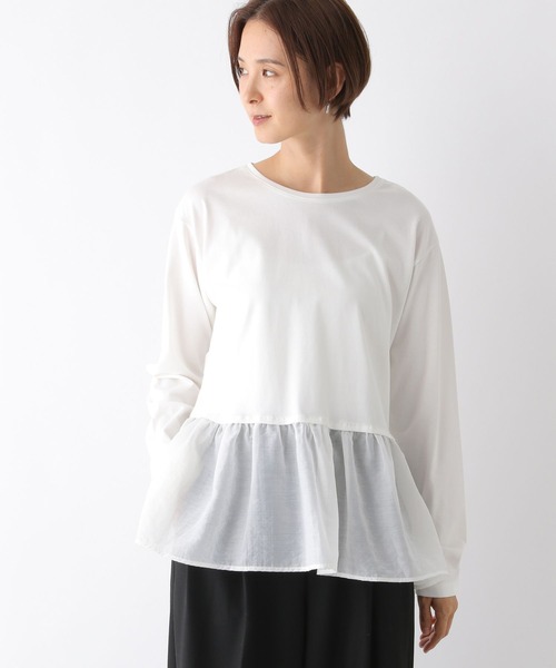 LEPSIM（レプシィム）の「裾アソート長袖レイヤード　147118（Tシャツ/カットソー・レディース・ホワイト/オフホワイト/ホワイト系その他・TALL/FREE）」の19枚目の写真