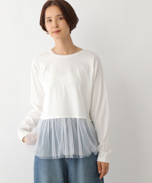 セール】裾アソート長袖レイヤード 147118（Tシャツ/カットソー