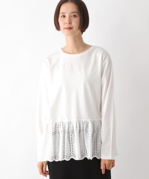 セール】裾アソート長袖レイヤード 147118（Tシャツ/カットソー